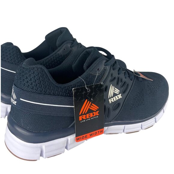 RBX Womens Athletic Sneakers Navy Size 12 Wide Knit Walking Shoes main image 8